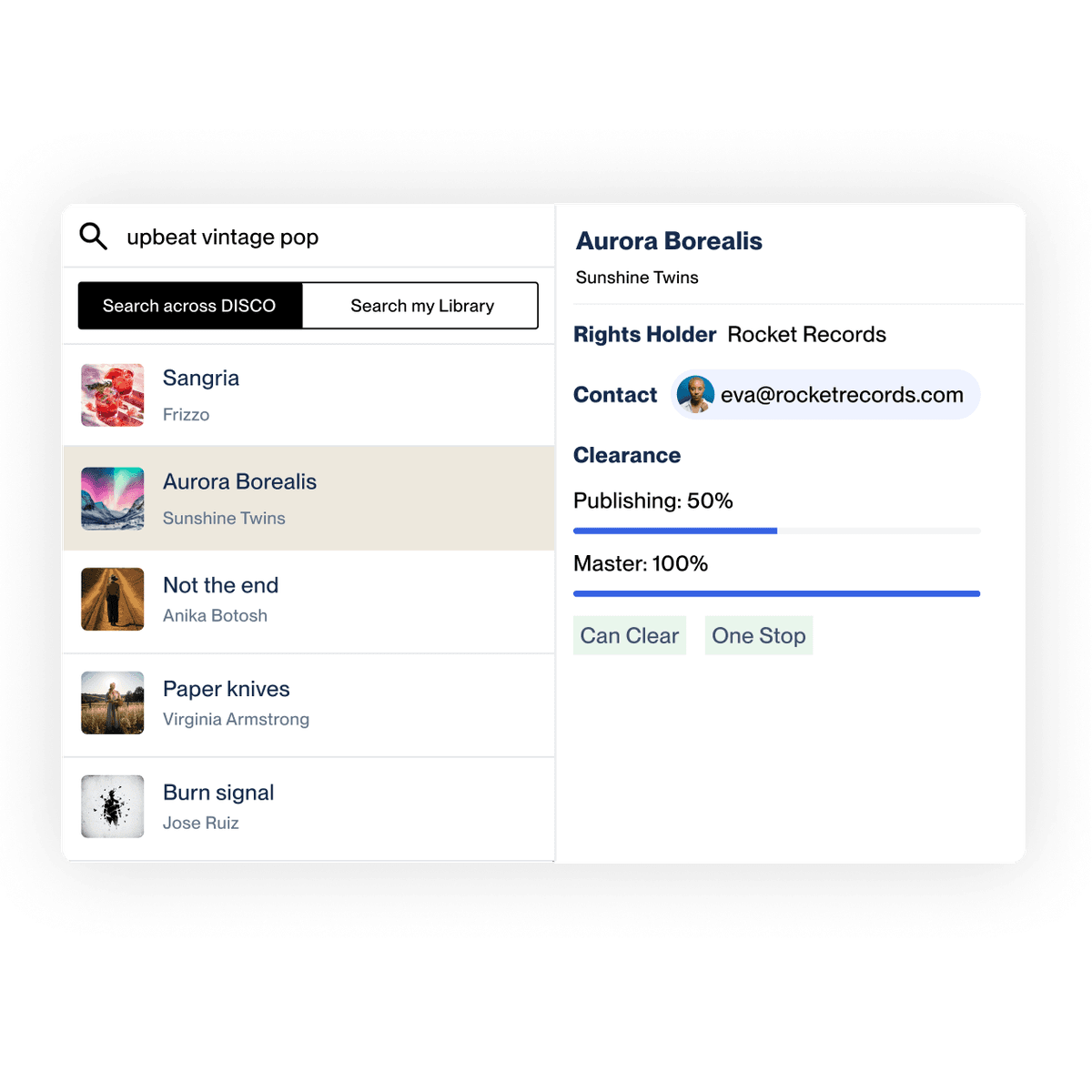 Find the right track, faster